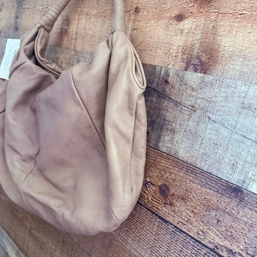 NWT Sundance Made in Italy Leather Hobo Bag